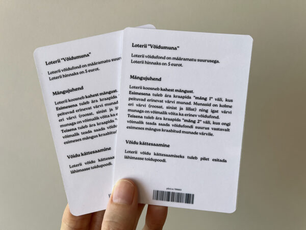 Kraabitav loterii "Võidumuna" - Image 4